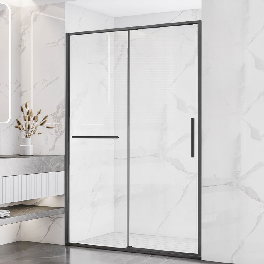 Vincea Slim Soft душевая дверь 120 см вороненая сталь VDS-1SS120CLGM