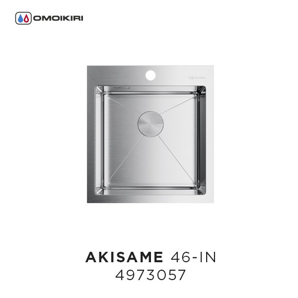 Omoikiri Akisame 46-IN 4973057 кухонная мойка нержавеющая сталь 46х51 см
