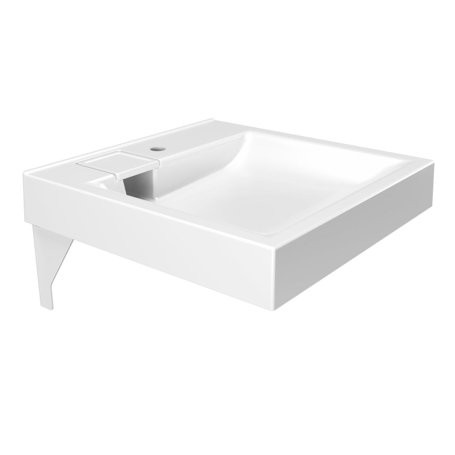 Mirsant Ellen 60 раковина из литьевого мрамора над стиральной машиной УТ000101256