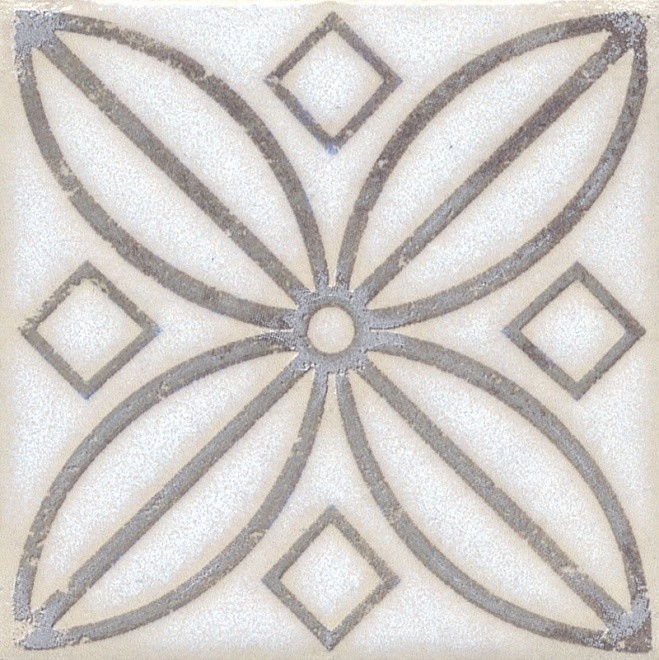 Kerama Marazzi Амальфи 10х10 см вставка напольная орнамент коричневая 2 STG\A402\1266H