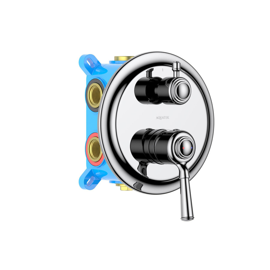 Aquatek Классик Смеситель для ванны 3 режима AQ1547CR