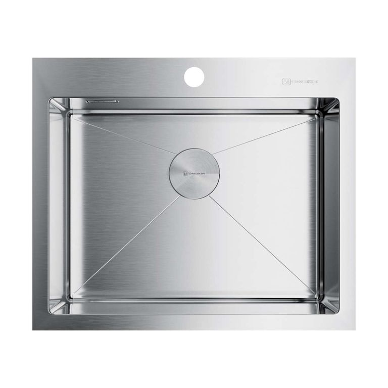 Omoikiri Akisame 59-IN 4973055 кухонная мойка нержавеющая сталь 59х51 см