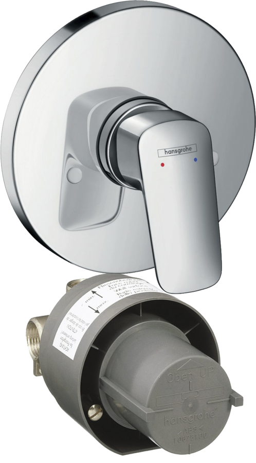 Hansgrohe 71606000S Set HG Logis смеситель для душа скрытого монтажа (71606000+13620180) Хром