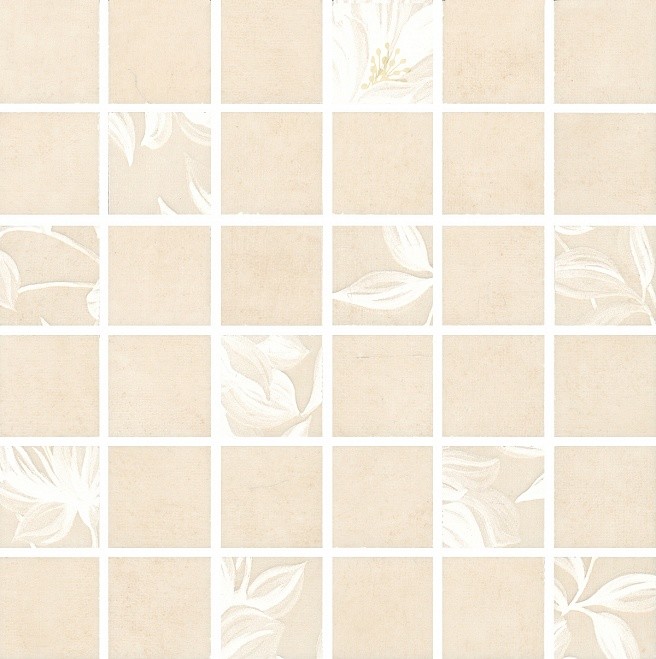 Kerama Marazzi Каподимонте 30х30 см декор настенный бежевый мозаичный