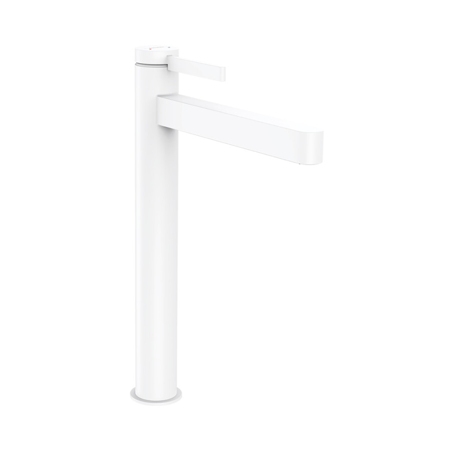 Hansgrohe Finoris Смеситель для раковины со сливным клапаном Push-Open белый матовый 76070700