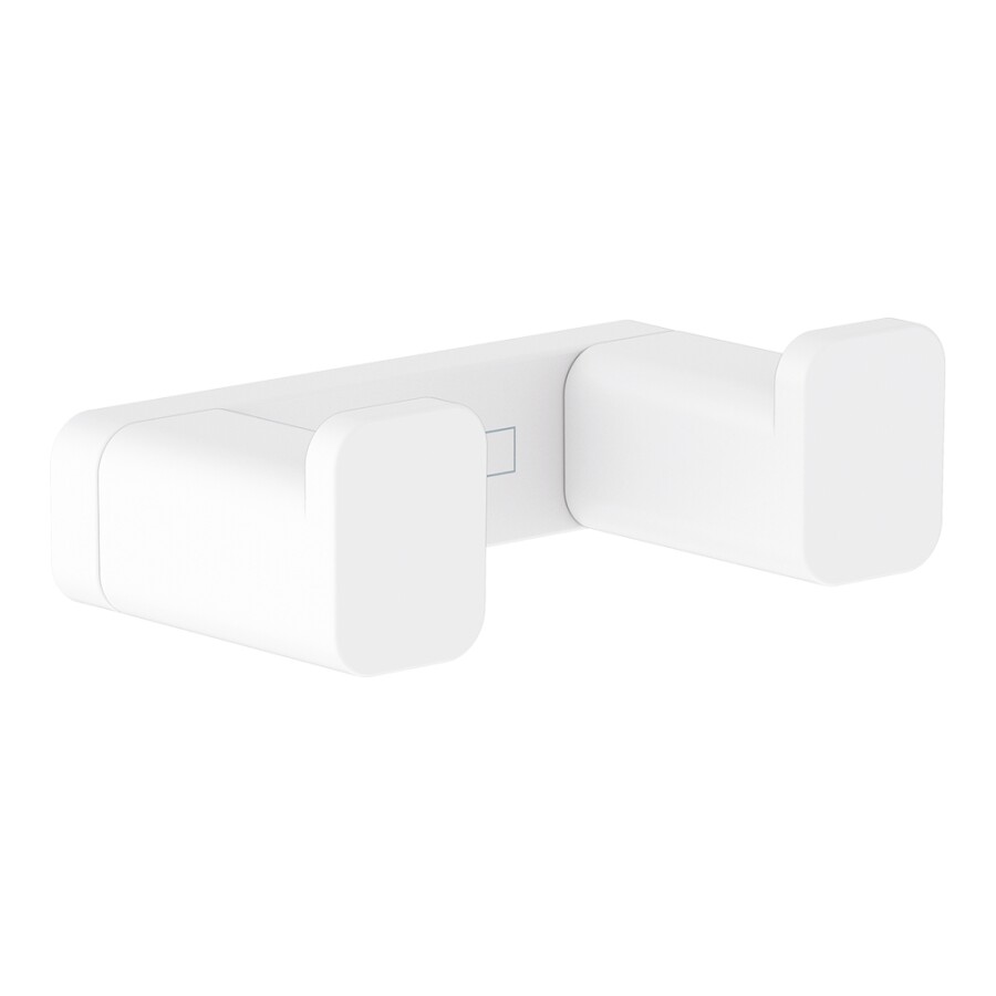 Hansgrohe AddStoris Двойной крючок для полотенец белый матовый 41755700