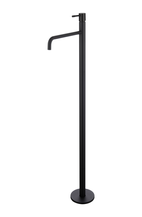 Смеситель для раковины напольный Boheme Uno Черный матовый 107-B