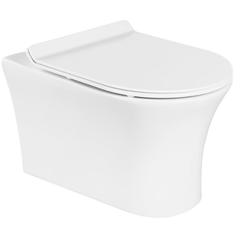 BelBagno Ancona унитаз подвесной безободковый BB1224CHR-SM