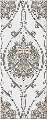 Azori chateau mocca classic 20х50см декор настенный коричневый глянцевый