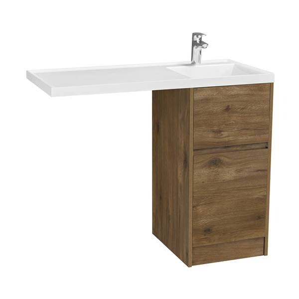 Тумба под раковину Aquaton Лондри 40 Дуб Рустикальный без фасада 1A267001LHDR0