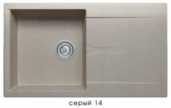 Polygran Gals 860 86 50 см мойка для кухни серый