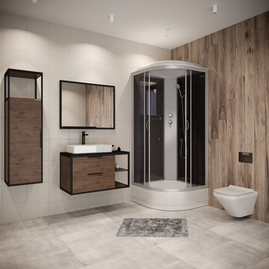Niagara NG 3503-14 Душевая кабина 80x80 Бессиликоновая сборка 35031434