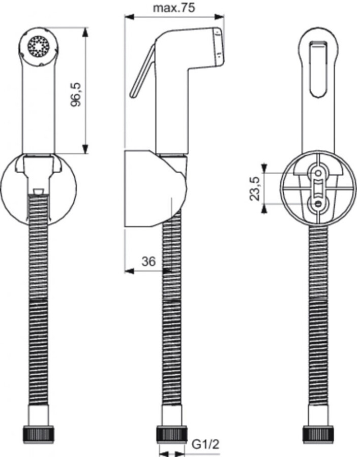 Ideal Standard IdealSpray B0595AA Гигиенический душ