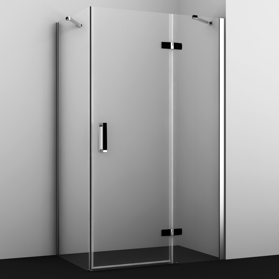 WasserKRAFT Aller 10H10RBLACK душевое ограждение 120*100*200