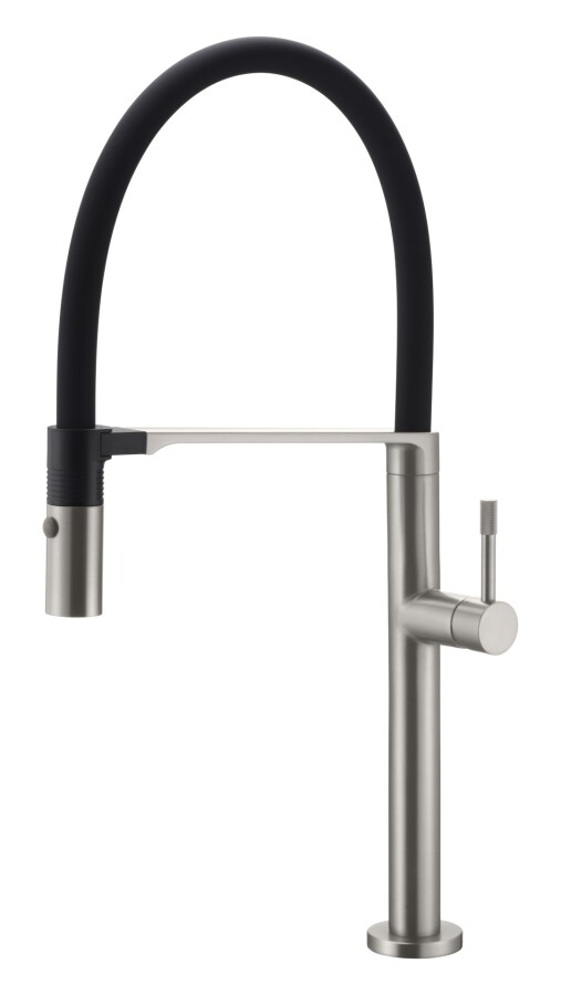 Смеситель для кухни Boheme Kitchen Uno Nikel Brush 114-NB