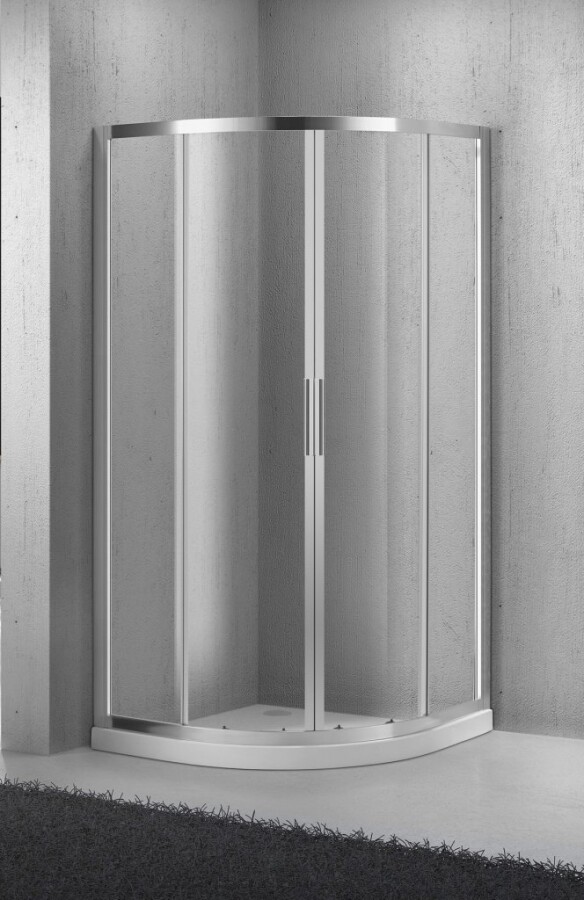 BelBagno Sela душевой уголок 90х90, рифленый, хром SELA-R-2-90-P-Cr