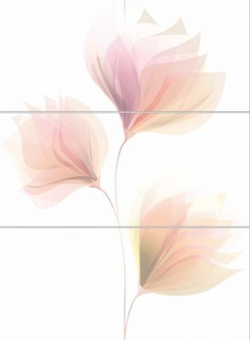 Global Tile Flavis 44x40 см панно настенное персик