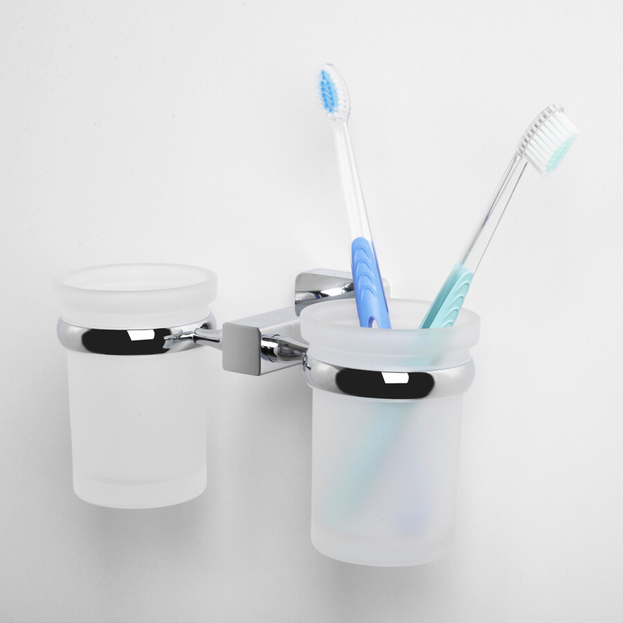 WasserKRAFT Lippe K-6528D стакан для зубных щеток хром