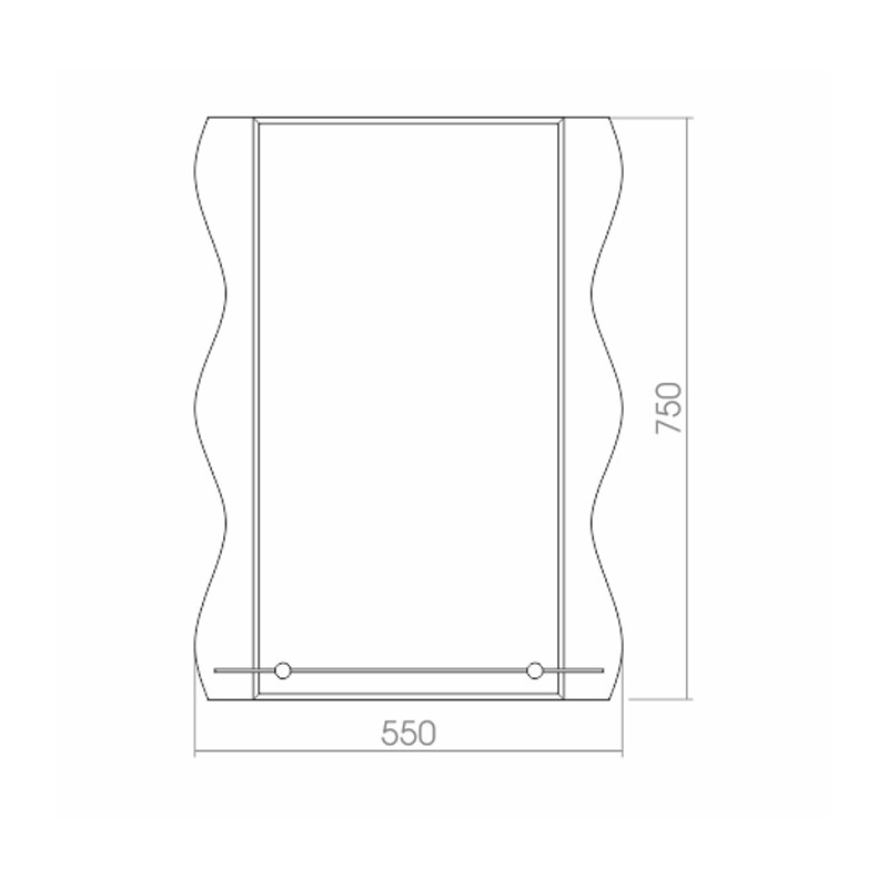 Зеркало Loranto Лацио 55 75 см ФР00001105