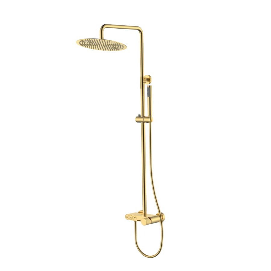 Душевая система с изливом Boheme Stick ручка Linea Gold 128-GG.3