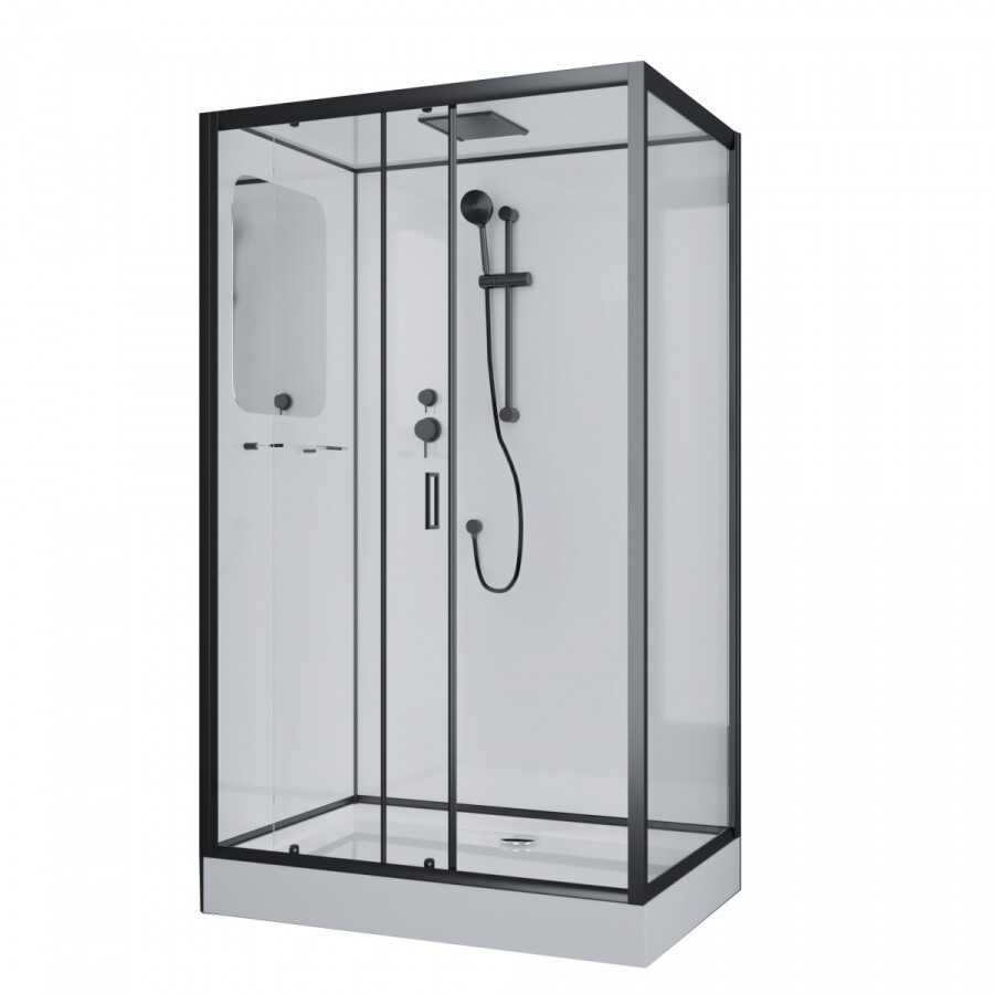 Niagara NG 6912-01QL Душевая кабина 120x80 Левый угол 69120134QLBLACK