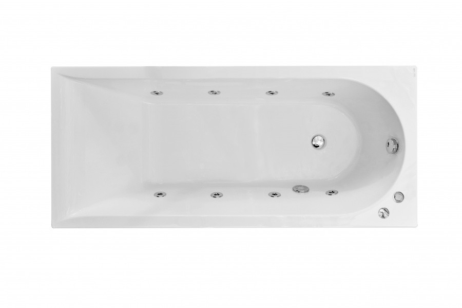 Am.Pm Spirit W72W-170-070W1D ванна гидромассажная на каркасе Evo 170х70 см