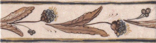 Kerama Marazzi Вилла Флоридиана 20х6 см бордюр настенный бежевый AD\A257\8245