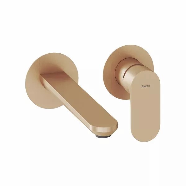 Ravak Eleganta Смеситель для душа настенный розовое золото матовое X070366