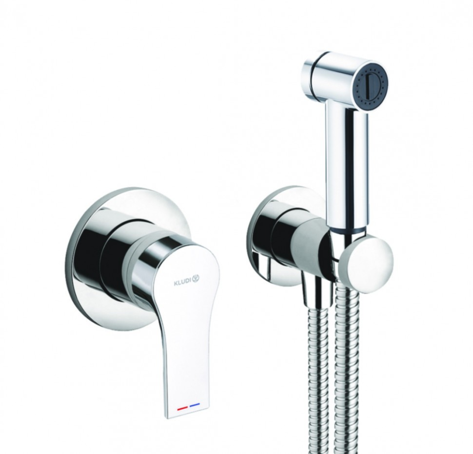 Kludi Zenta смеситель с гигиеническим душем 489980565