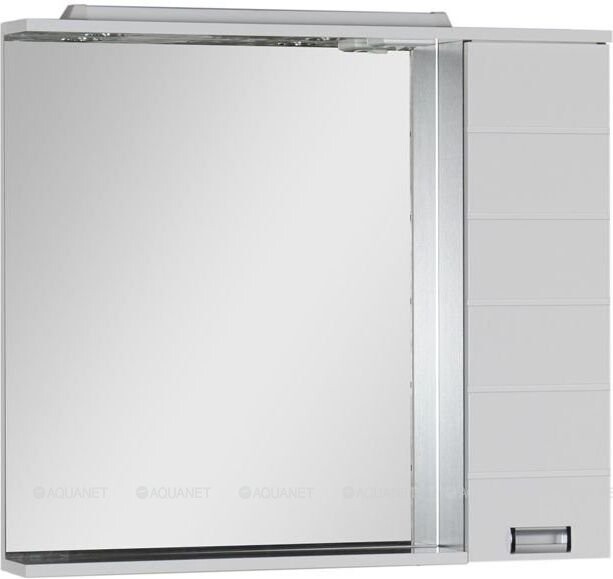 Зеркало-шкаф Aquanet Сити 100*87 венге 00170567