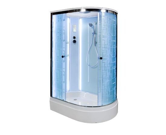 Deto душевая кабина 120х80 EM2712LLED с подсветкой левая