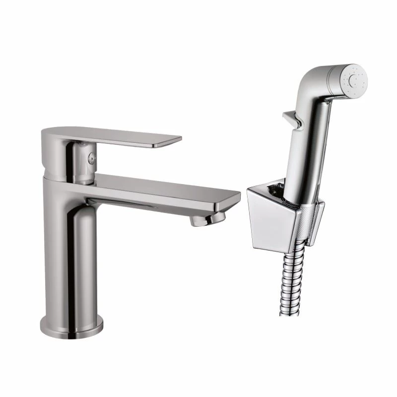 Haiba смеситель для раковины с гигиеническим душем хром HB12505