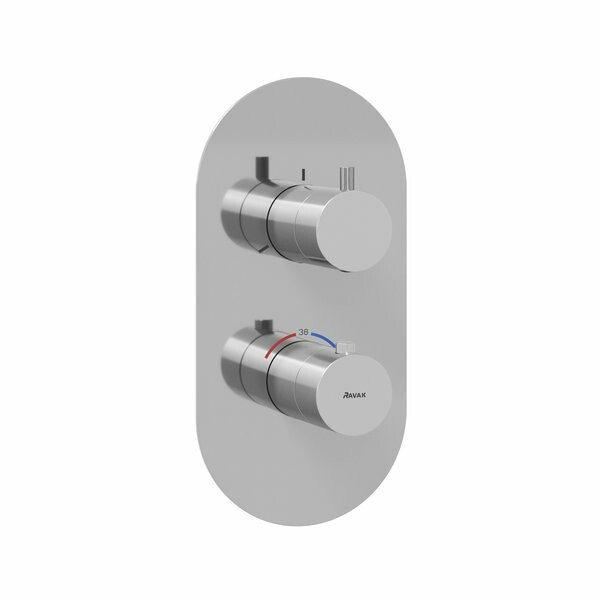 Ravak Espirit Термостат для душа встраиваемый 3 потребителя хром X070209