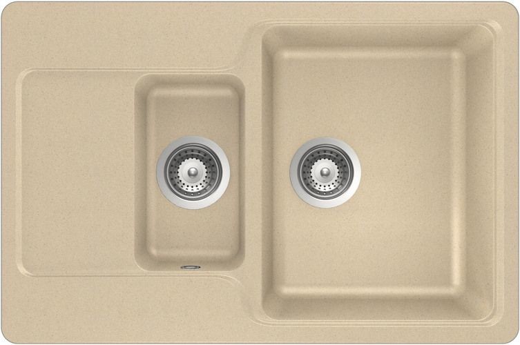 Schock Cambridge 60D 700706 кухонная мойка лунный камень 77x51 см