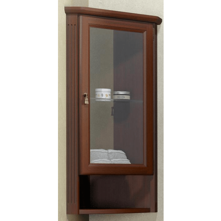 Opadiris Клио шкаф подвесной угловой правый орех 002176