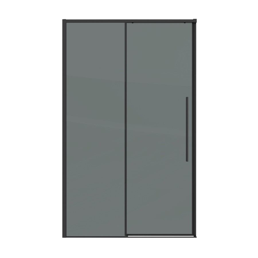 Дверь в нишу Grossman Galaxy 100.K33.01.100.21.10 (100х195) черный матовый,стекло тонированное,раздвижная, 1 место