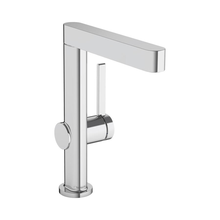 Hansgrohe Finoris Смеситель для раковины 230 поворотный излив клапан Push-Open хром 76060000
