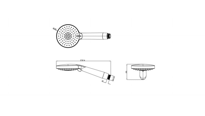 Bravat P70306CP-WM-ENG душевая лейка