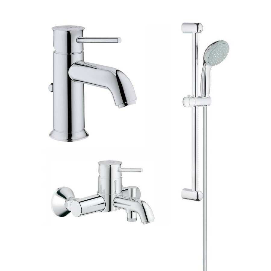 Grohe BauClassic 124404 набор смесителей для ванны