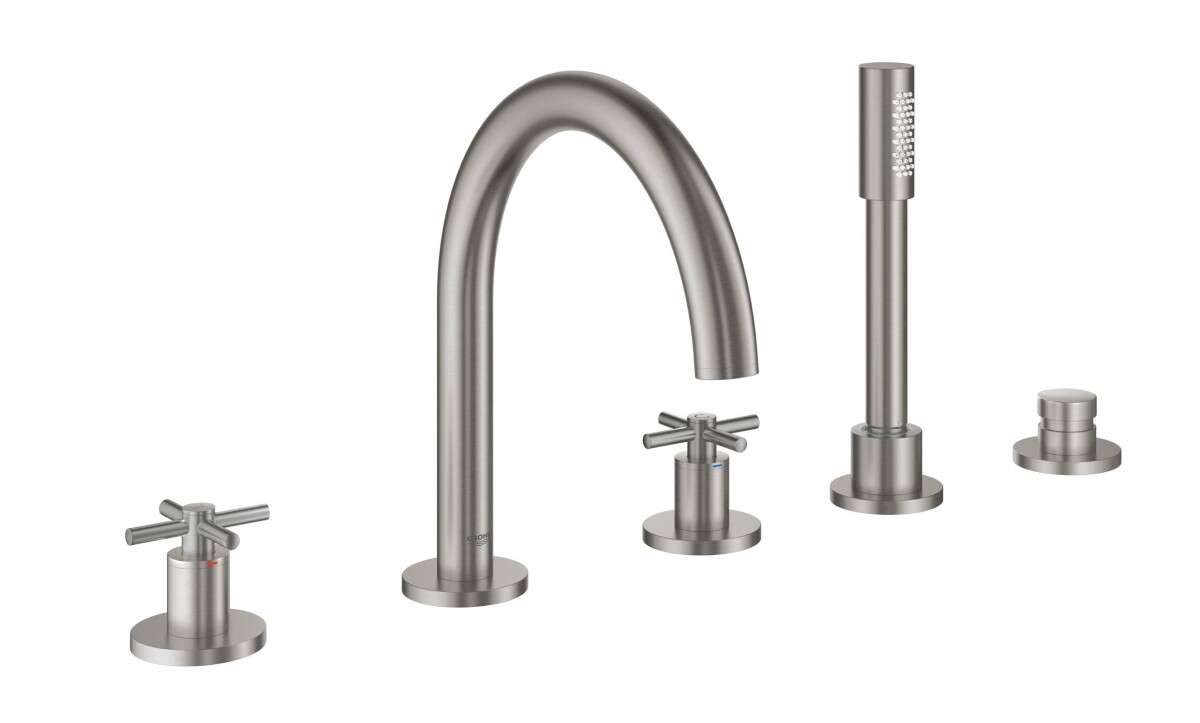 Grohe Atrio New 19923DC3 смеситель на борт ванны суперсталь