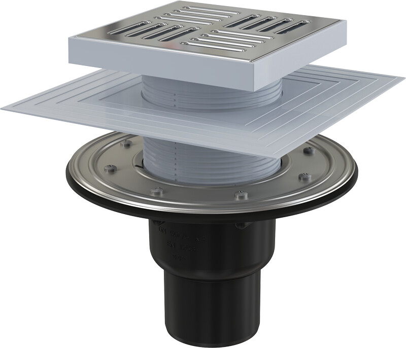 Alca Plast APV4444 Душевой трап 150*150 мм