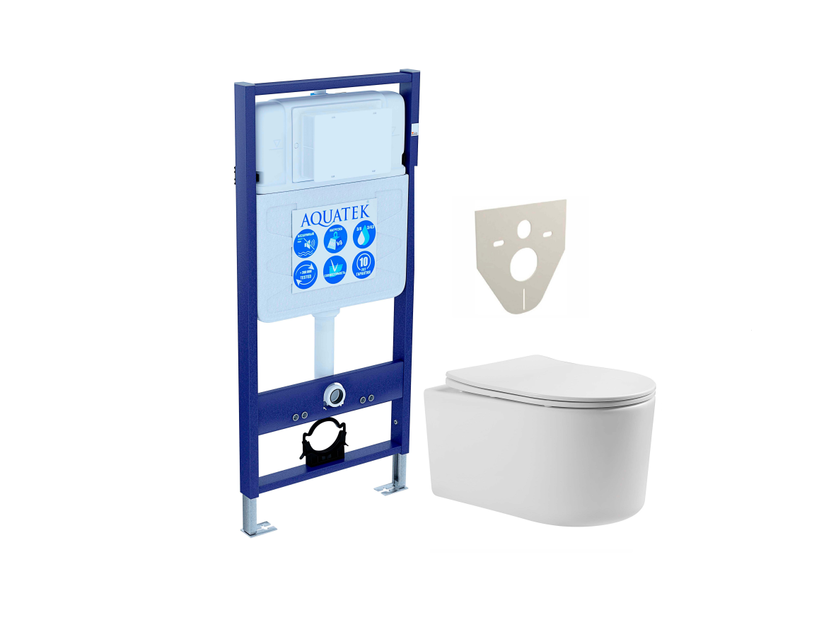 Aquatek Мия сет (инсталляция+унитаз) INS-0000012+AQ2004-00