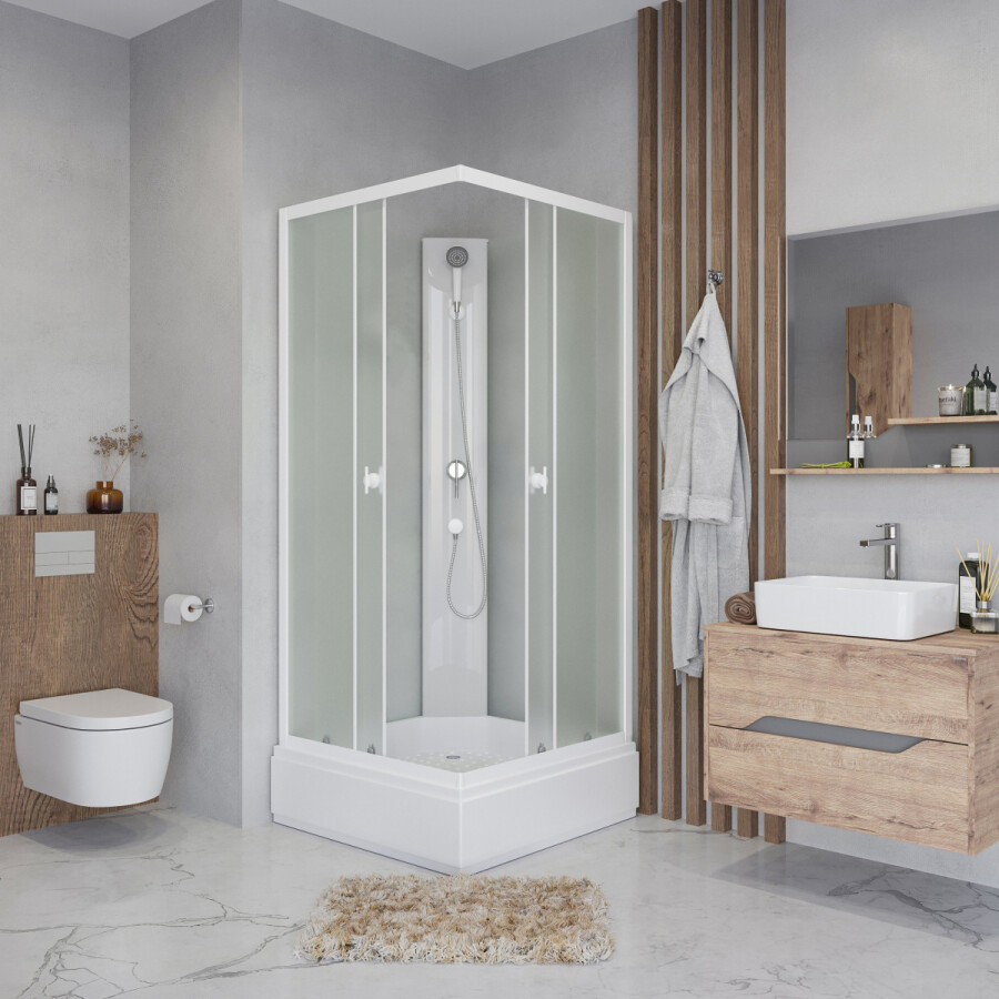 Niagara Promo Душевая кабина 90x90 Без крыши P90/26Q/MT/BK