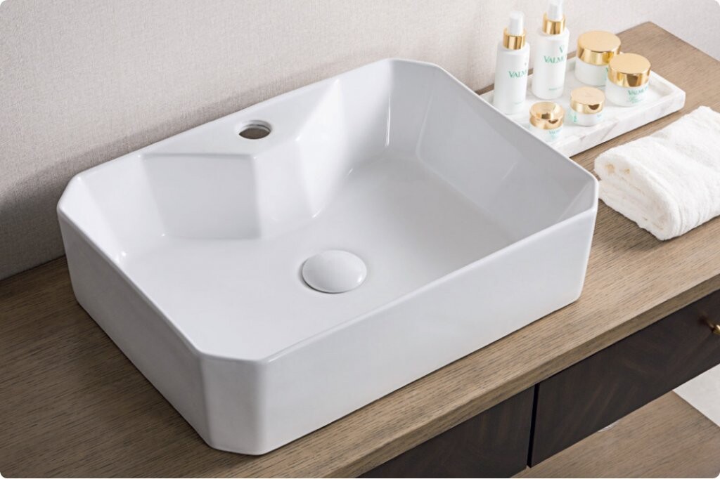 BelBagno BB1387 раковина накладная 49 см белая