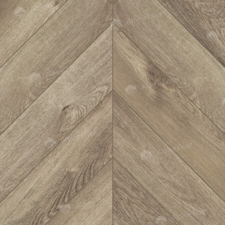Alpine Floor Chevron LVT Кварцвиниловая плитка Дуб Натуральный Отбеленный ECO 20-3AB 555х127х2.5 mm