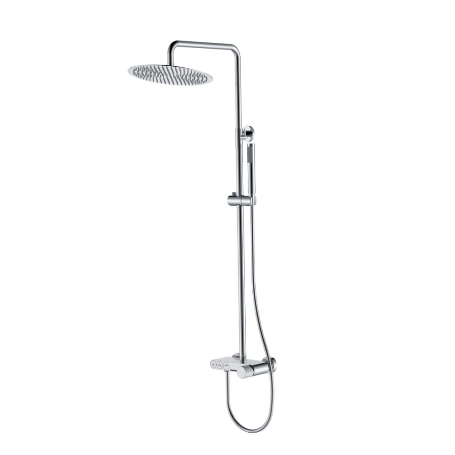 Душевая система с изливом Boheme Stick ручка Linea Хром 128-CRCR.3