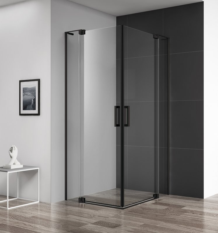 Cezares Slider душевой уголок 100/110х100/110 см SLIDER-A-2-100/110-C-NERO