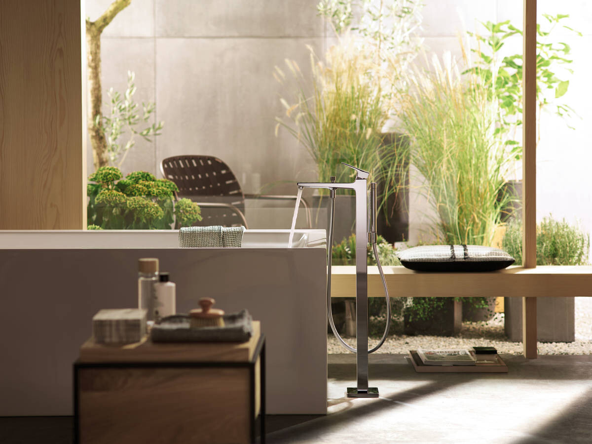 Hansgrohe Metropol 32532000 смеситель для ванны напольный хром