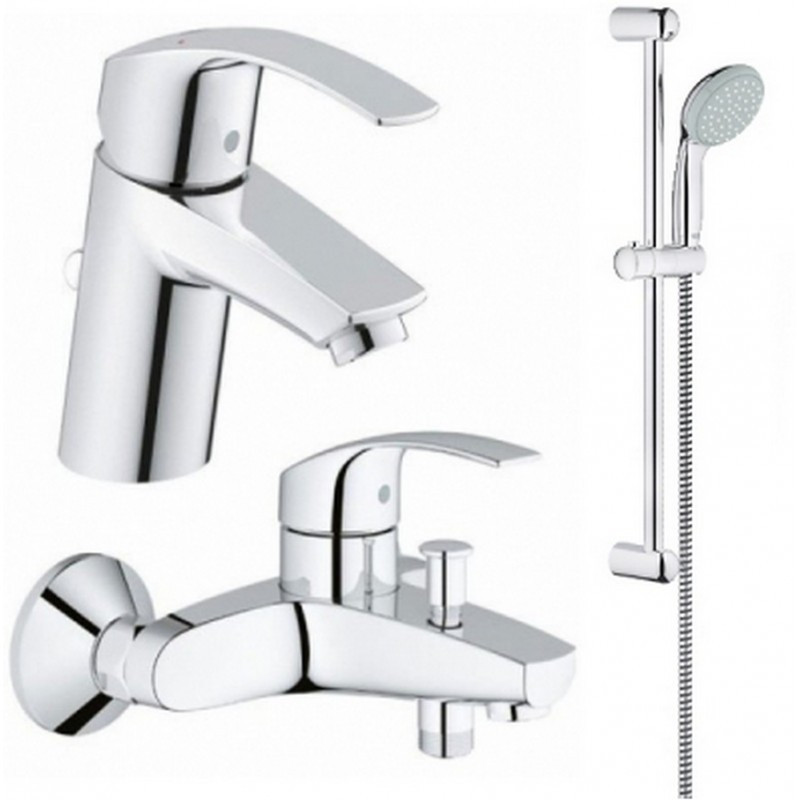 Grohe Eurosmart набор смесителей для ванны 33265002+33300002+27598000