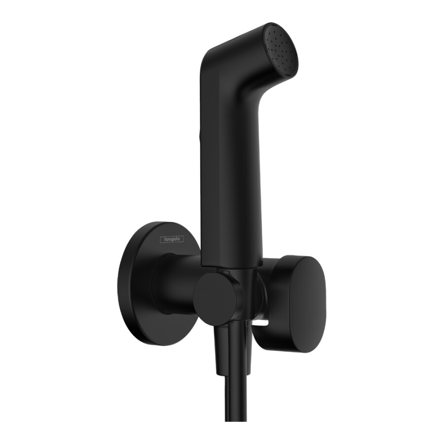Hansgrohe EcoSmart Гигиенический душ S 1jet со смесителем (требуется скрытая часть) черный матовый 29232670